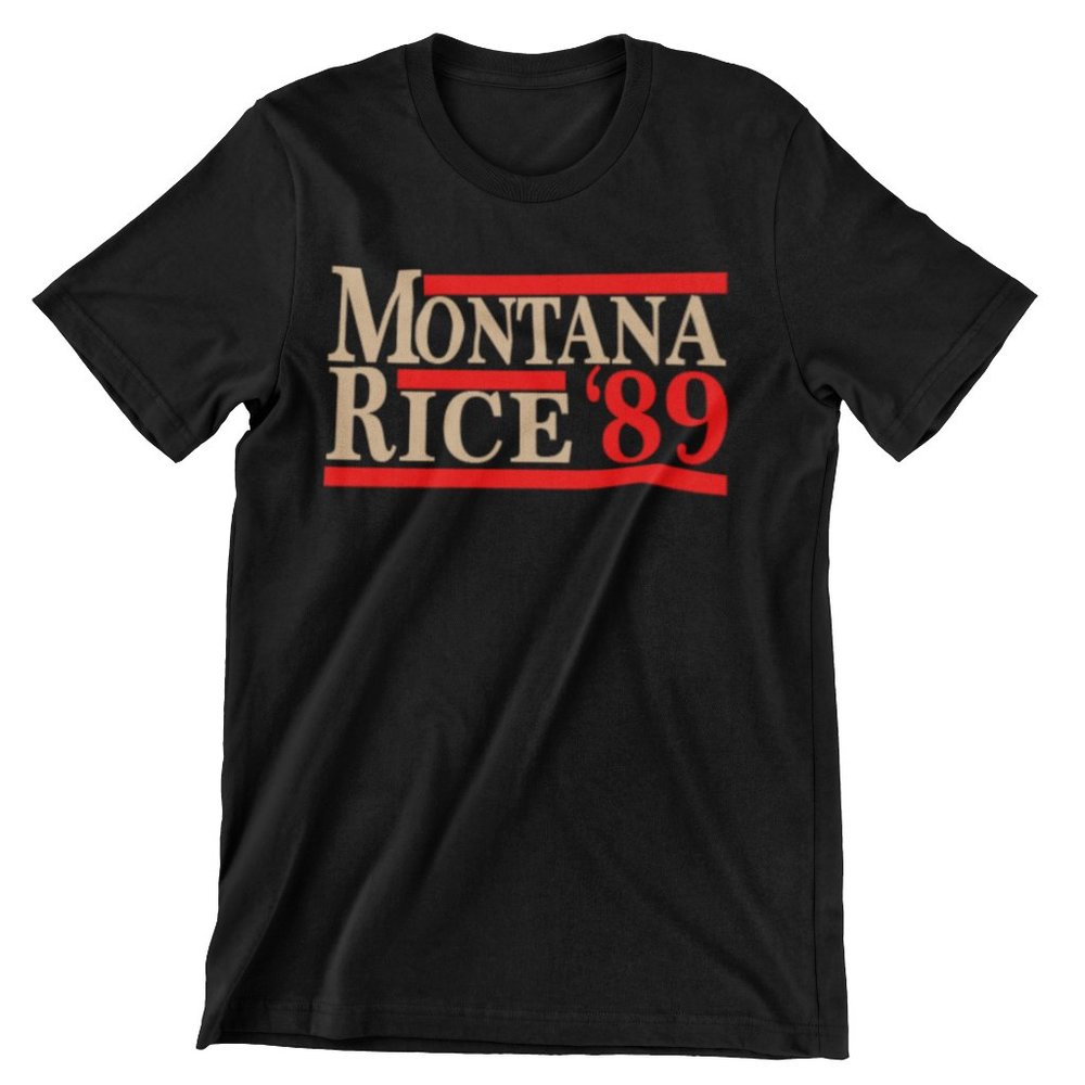 Custom 49ers Montana Rice Shirt
